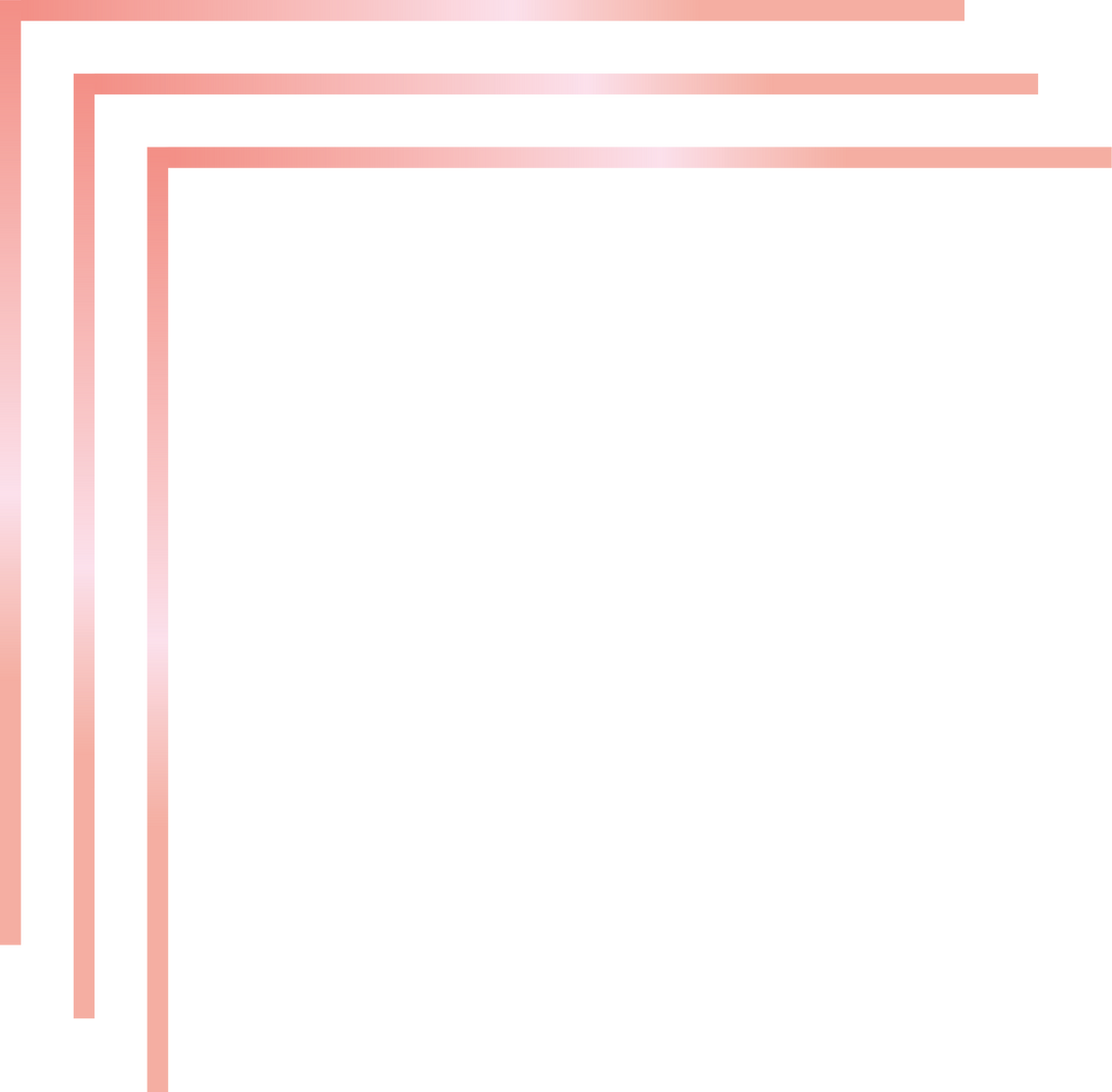 Rose Gold Square Frame