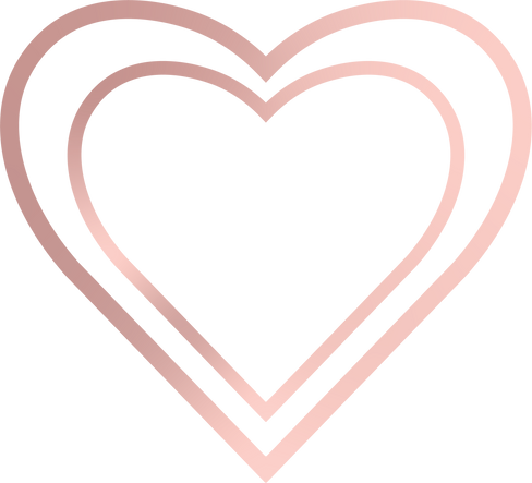 Rose Gold Geometric Frame